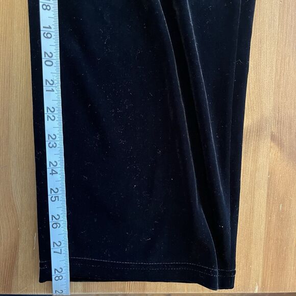 Vintage Gap Velvet Pants Womens XS Pull On Black Whimsigoth Fairy Witchy 90s Y2K - Picture 11 of 12